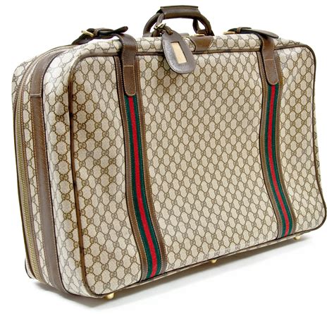 valigie gucci vintage|vintage gucci luggage set.